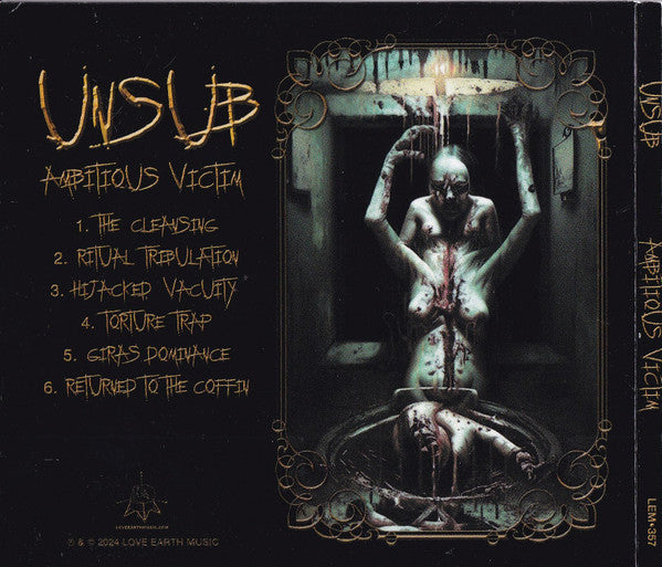Unsub (7) : Ambitious Victim (CDr, Album)