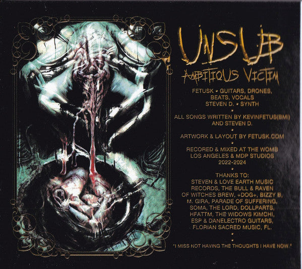 Unsub (7) : Ambitious Victim (CDr, Album)