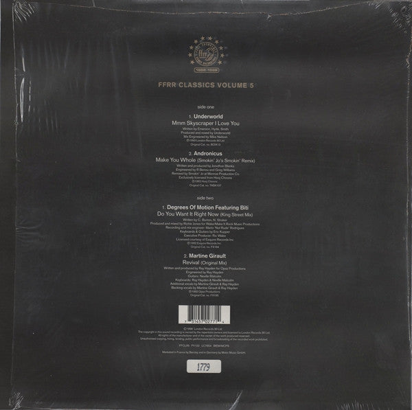 Various : FFRR Classics Volume 5 (12", Num)