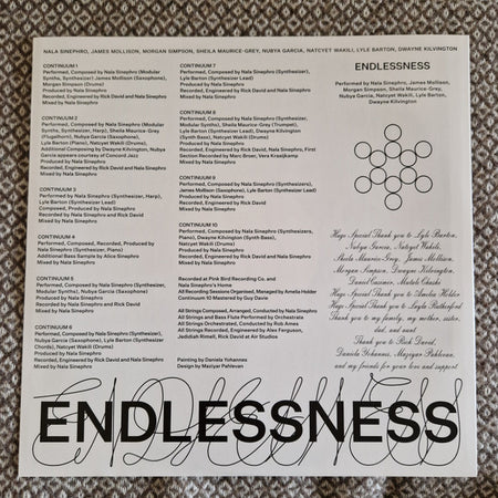 Nala Sinephro : Endlessness (LP + LP, S/Sided, Etch + Album)