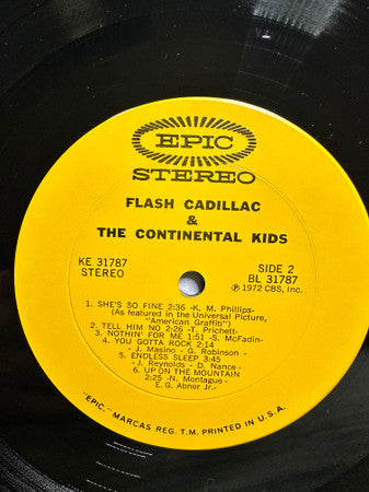 Flash Cadillac & The Continental Kids : Flash Cadillac & The Continental Kids (LP, Album, Ter)