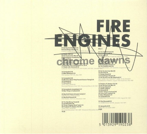 Fire Engines : Chrome Dawns (2xCD, Comp)