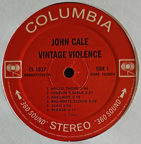 John Cale : Vintage Violence (LP, Album, RE, 180)