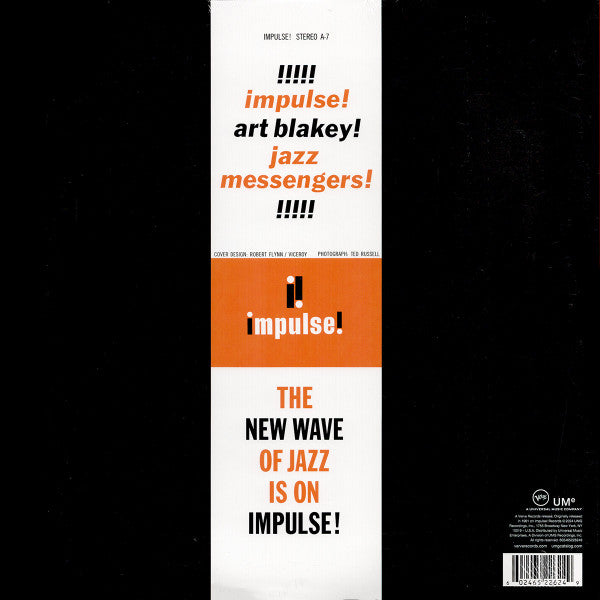 Art Blakey & The Jazz Messengers : Jazz Messengers!!!!! (LP, Album, RE, 180)