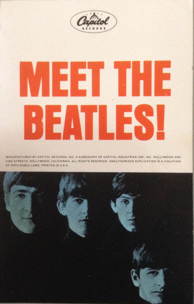 The Beatles : Meet The Beatles! (Cass, Album, RE)