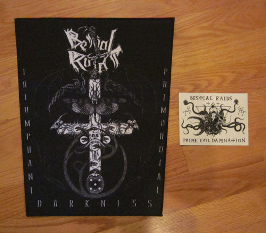 Bestial Raids : Prime Evil Damnation (LP, Album, Ltd, Bro)