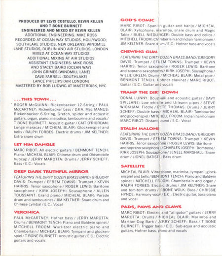 Elvis Costello : Spike (Cass, Album, SR,)