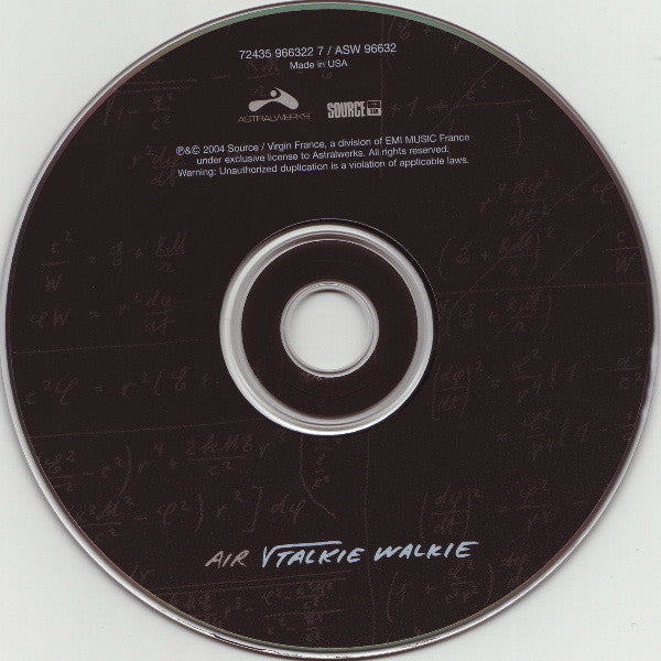 AIR : Talkie Walkie (CD, Album)