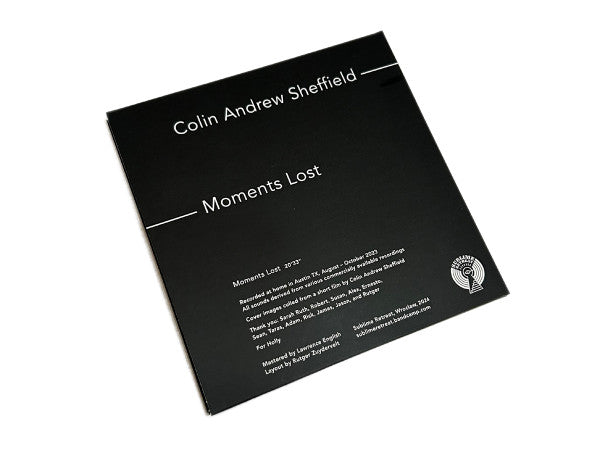 Colin Andrew Sheffield : Moments Lost (Minimax, Ltd)