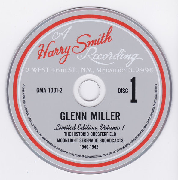 Glenn Miller : Limited Edition Volume 1: The Historic Chesterfield Moonlight Serenade Broadcasts 1940-1942 (2xCD, Comp, Ltd)