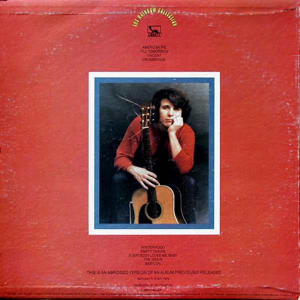Don McLean : American Pie (LP, Album, Club, RE)