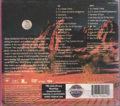 Blue Öyster Cult : Some Enchanted Evening (CD, Album, RE, RM + DVD-V, NTSC)