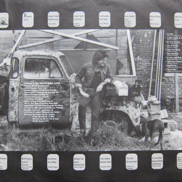 Rodney Crowell : Diamonds & Dirt (LP, Album, Car)