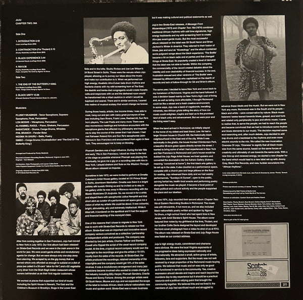 JuJu (9) : Chapter Two: Nia (LP, Album, RE)