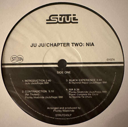 JuJu (9) : Chapter Two: Nia (LP, Album, RE)