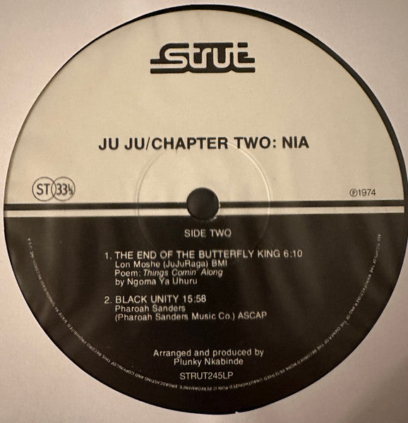 JuJu (9) : Chapter Two: Nia (LP, Album, RE)