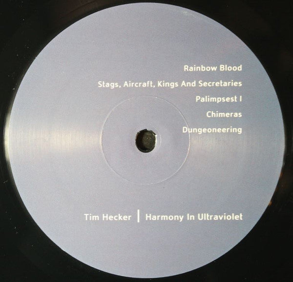 Tim Hecker : Harmony In Ultraviolet (2x12", Album, RE)