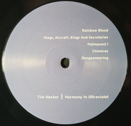 Tim Hecker : Harmony In Ultraviolet (2x12", Album, RE)