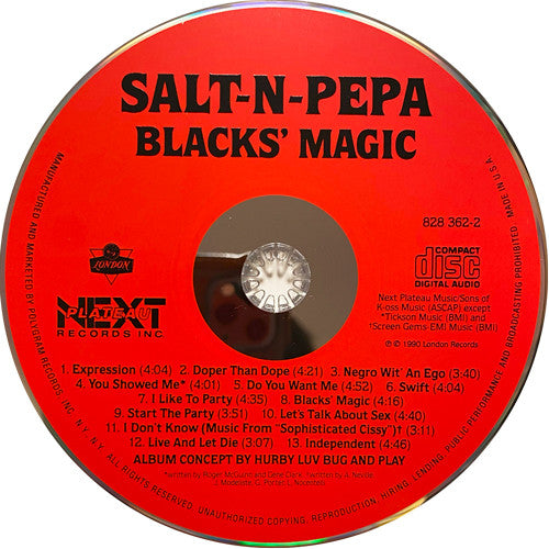 Salt 'N' Pepa : Blacks' Magic (CD, Album)
