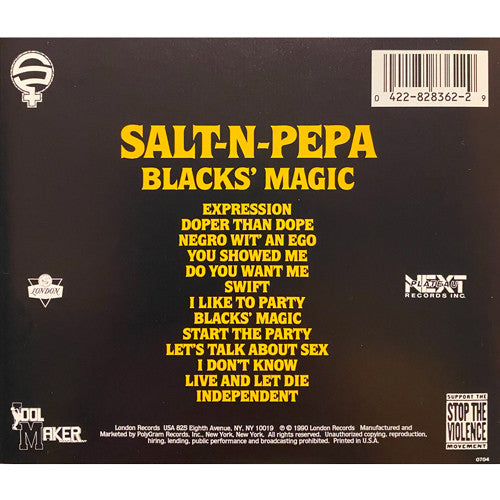 Salt 'N' Pepa : Blacks' Magic (CD, Album)