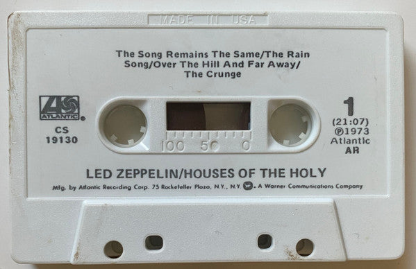 Led Zeppelin : Houses Of The Holy (Cass, Album, RE)