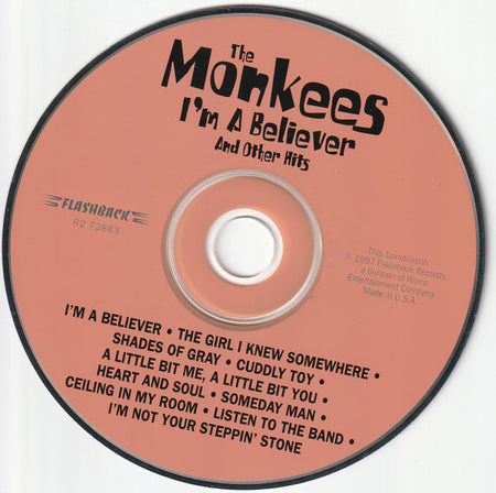 The Monkees : I'm A Believer And Other Hits (CD, Comp)