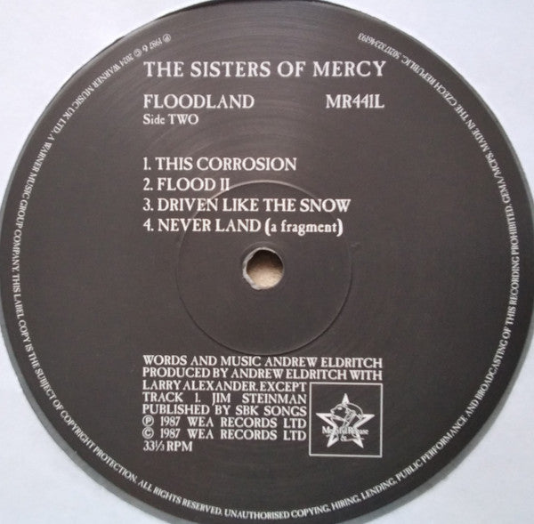 The Sisters Of Mercy : Floodland (LP, Album, Ltd, RE, RP, Gre)