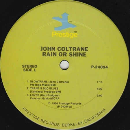 John Coltrane : Rain Or Shine (2xLP, Comp)