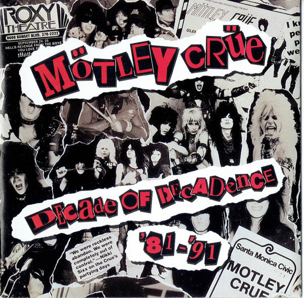 Mötley Crüe : Decade Of Decadence '81-'91 (CD, Comp, Spe)