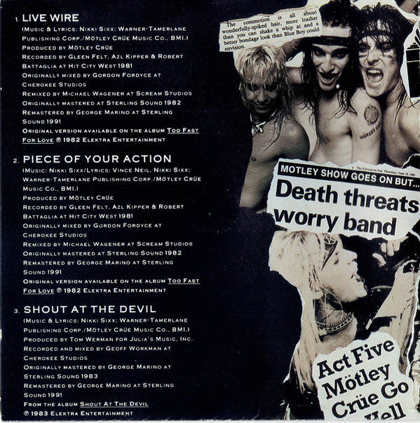 Mötley Crüe : Decade Of Decadence '81-'91 (CD, Comp, Spe)