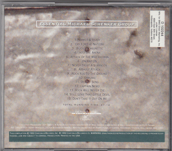 The Michael Schenker Group : Essential Michael Schenker Group (CD, Comp, Club)
