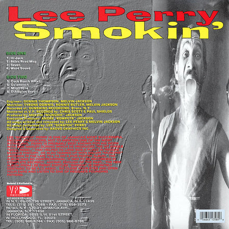 Lee Perry : Smokin' (LP, Album)