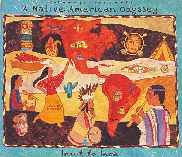 Various : A Native American Odyssey - Inuit To Inca (CD, Comp, RP)