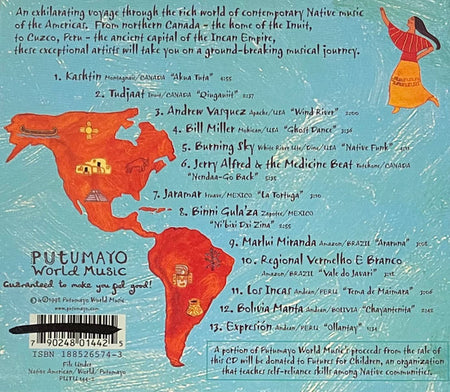 Various : A Native American Odyssey - Inuit To Inca (CD, Comp, RP)