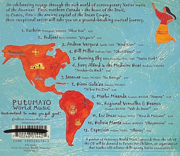 Various : A Native American Odyssey - Inuit To Inca (CD, Comp, RP)