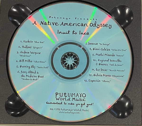 Various : A Native American Odyssey - Inuit To Inca (CD, Comp, RP)