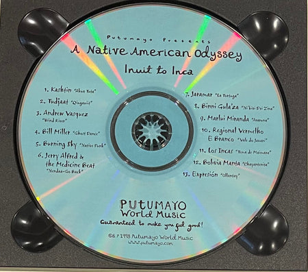 Various : A Native American Odyssey - Inuit To Inca (CD, Comp, RP)