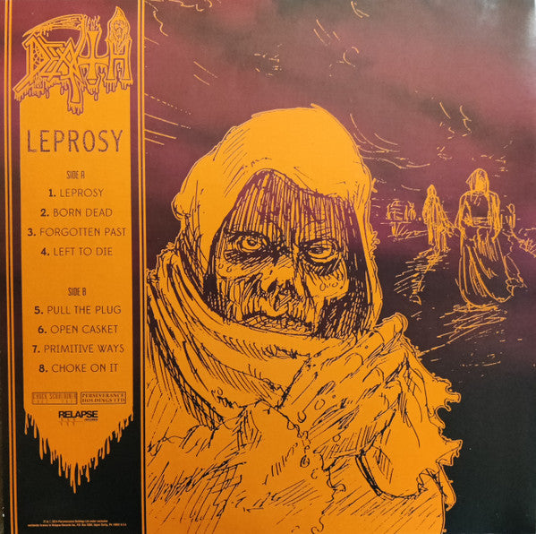 Death (2) : Leprosy (LP, Album, RE, RM, RP)