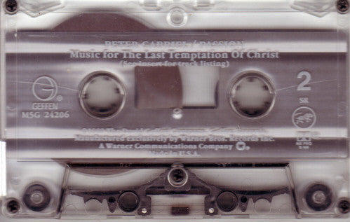 Peter Gabriel : Passion (Music For The Last Temptation Of Christ) (Cass, Album, SR,)