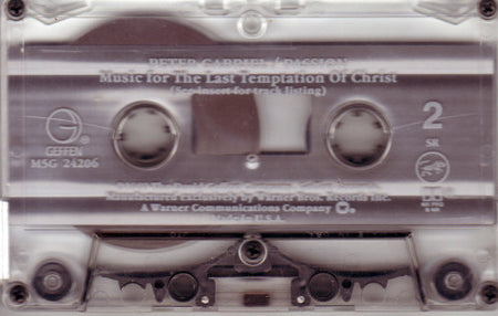 Peter Gabriel : Passion (Music For The Last Temptation Of Christ) (Cass, Album, SR,)