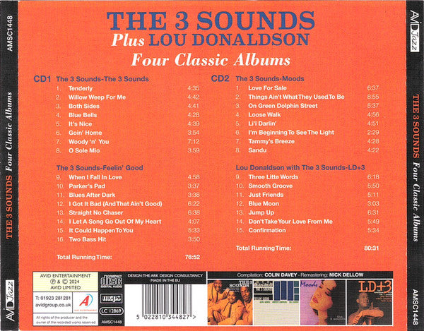 The 3 Sounds*, Lou Donaldson : Four Classic Albums (2xCD, Comp)
