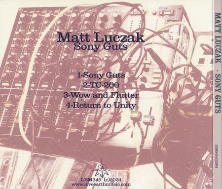 Matt Luczak : Sony Guts (CDr, Album)