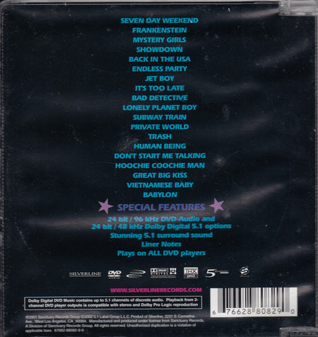 New York Dolls : Seven Day Weekend (DVD-A, Album, Multichannel)