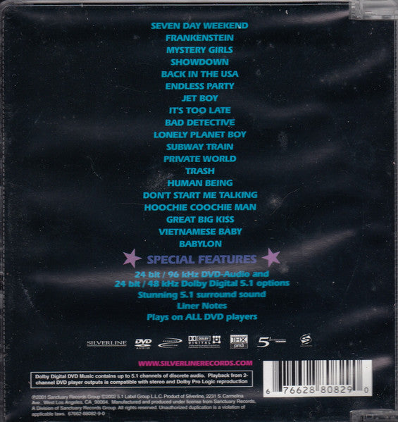 New York Dolls : Seven Day Weekend (DVD-A, Album, Multichannel)