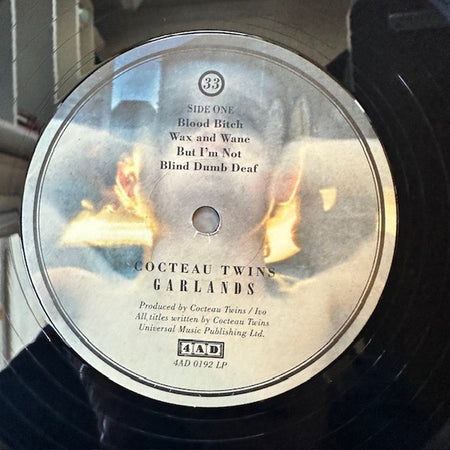 Cocteau Twins : Garlands (LP, Album, RE, RM, 24b)