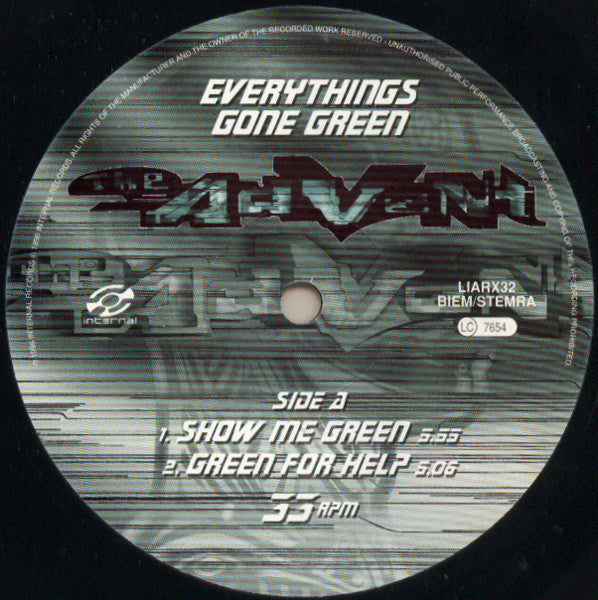 The Advent : New Adventures - Mix's Of New Orders Everythings Gone Green (12")