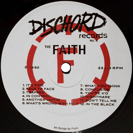 The Faith* / Void (12) : The Faith / Void (LP, Album, RE, RM, RP)