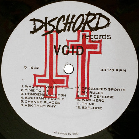 The Faith* / Void (12) : The Faith / Void (LP, Album, RE, RM, RP)