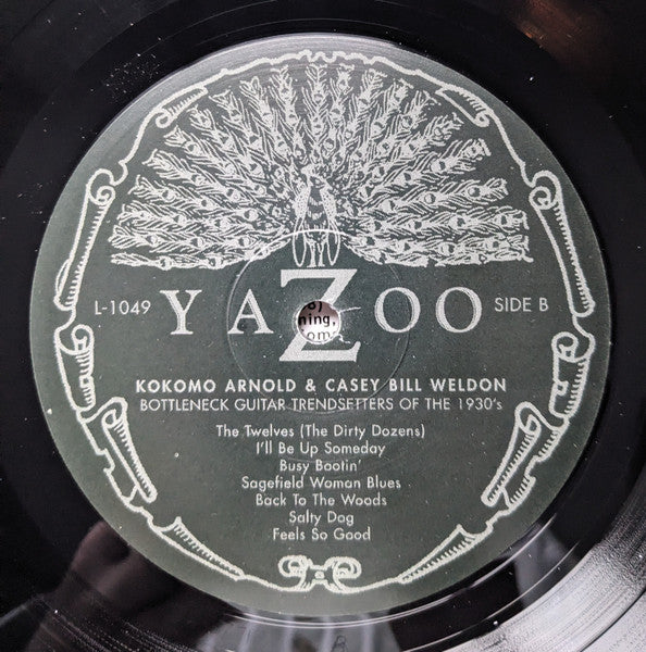 Casey Bill Weldon / Kokomo Arnold : Bottleneck Guitar Trendsetters Of The 1930's (LP, Comp, Ltd, RE, 180)
