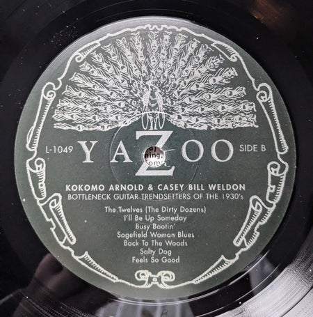 Casey Bill Weldon / Kokomo Arnold : Bottleneck Guitar Trendsetters Of The 1930's (LP, Comp, Ltd, RE, 180)